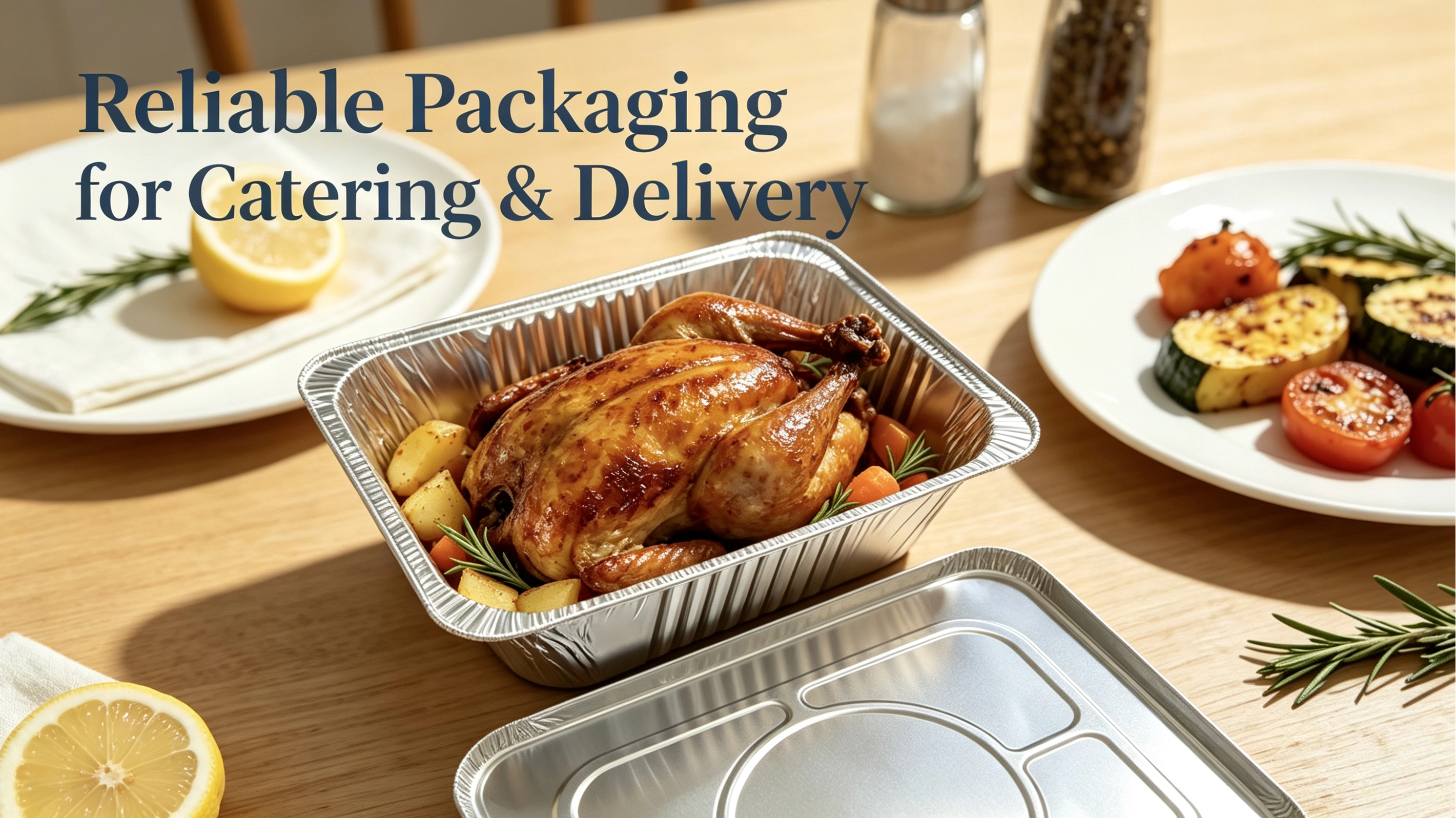 Auslaufsichere Verpackungslösung für Catering und Lebensmittellieferung