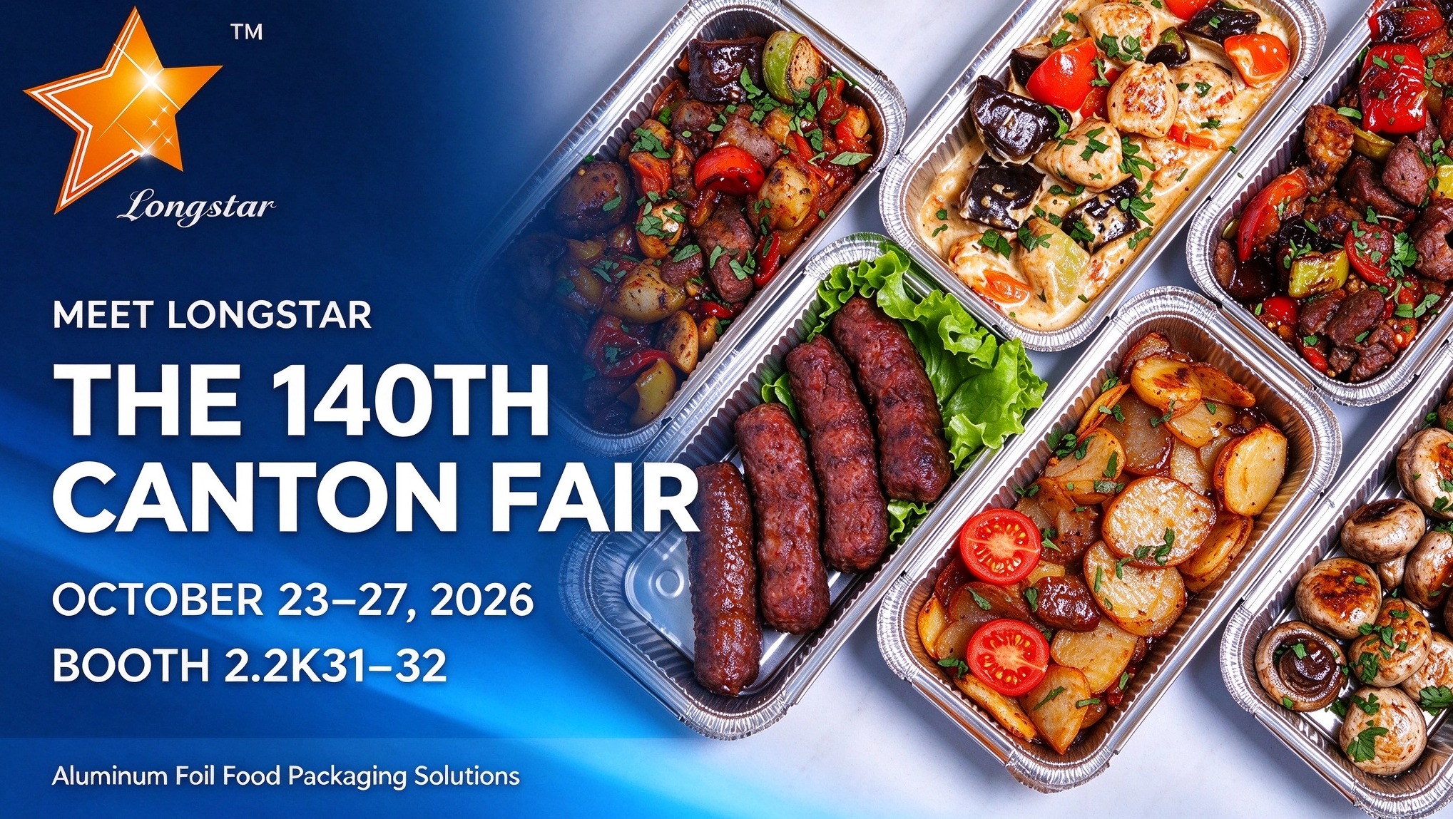 Treffen Sie Longstar auf der 140. Canton Fair 2026 | Stand 2.2K31–32