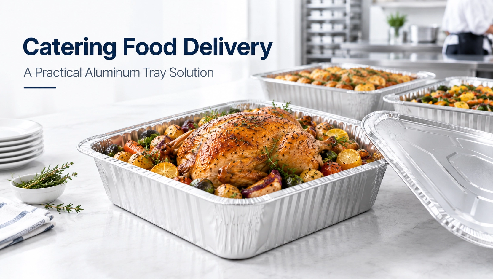 Wie ein Catering-Unternehmen die Essenslieferung mit tiefen Truthahntabletts aus Aluminium verbesserte